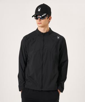 남성 러닝 초경량 패커블 윈드브레이커 SPLPCNJK232MBLK