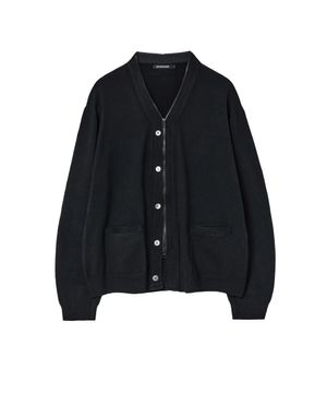 Zip Cardigan Black