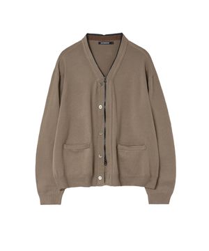 Zip Cardigan Camel