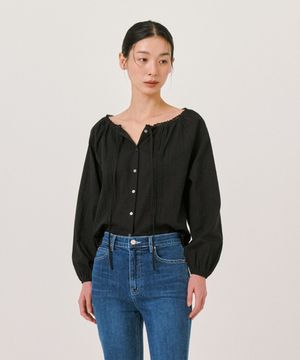 Soft Lace Blouse_Black