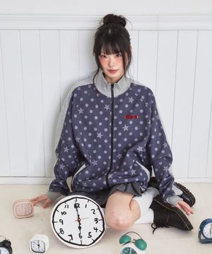 픽셀 ESCF 도트 트랙탑 집업 [2color]