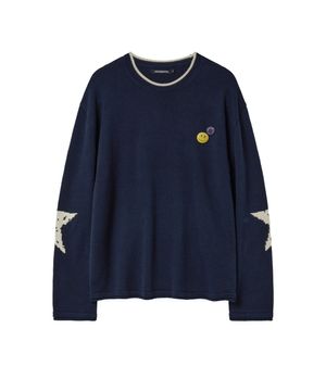 Stars Knit Dark Navy
