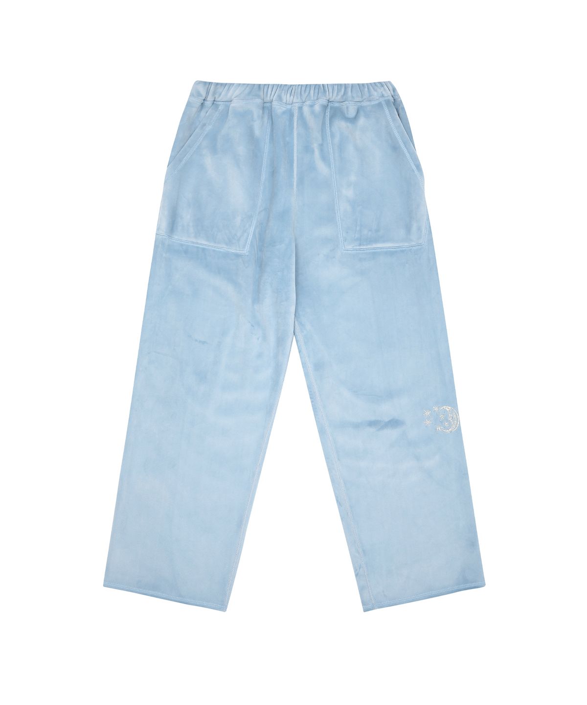 투위드(TUEWID) Tuewid Light weight Velour set up Pants in powder blue
