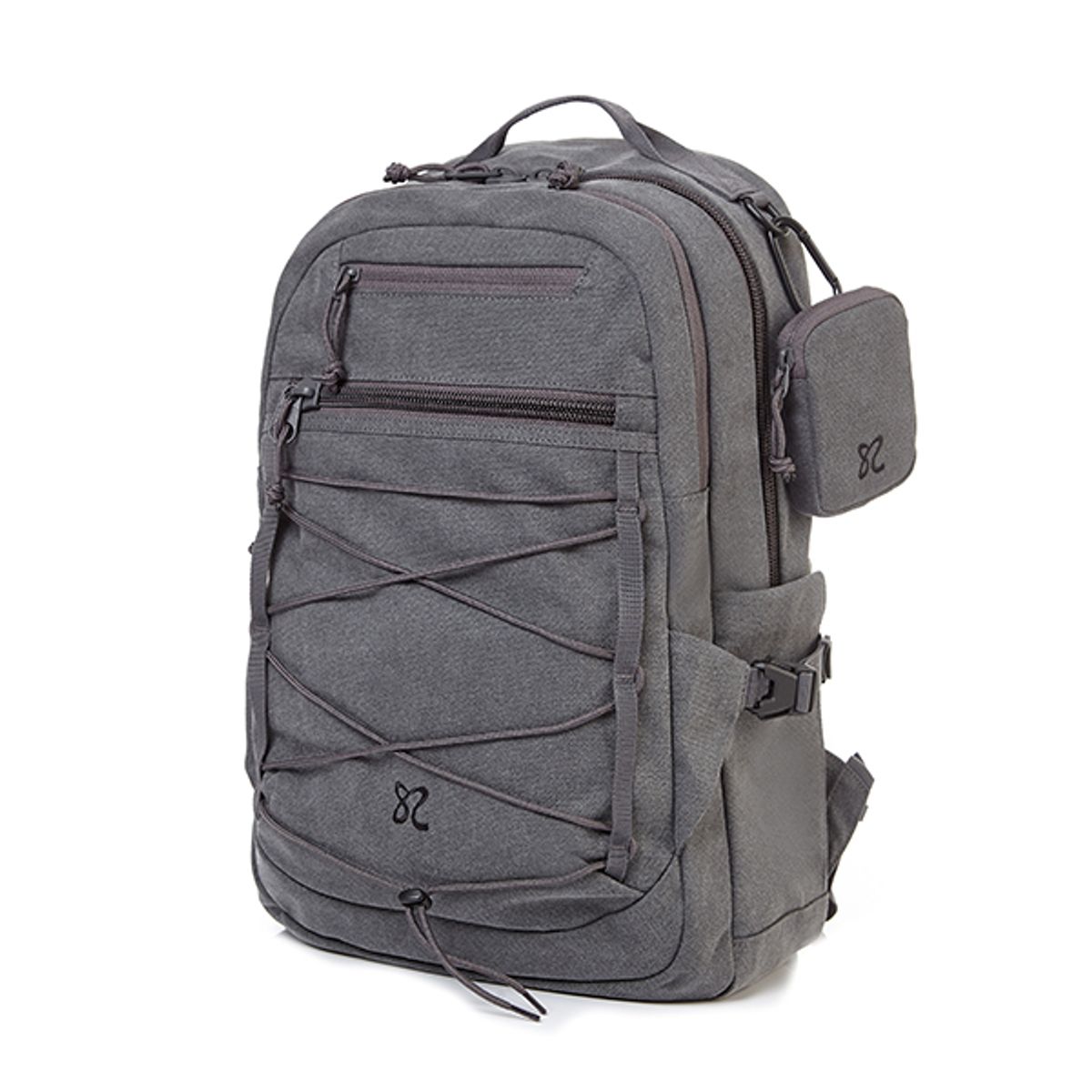 쌤소나이트 레드(SAMSONITE RED) ZIION 번지 코튼 백팩 GREY UR508002