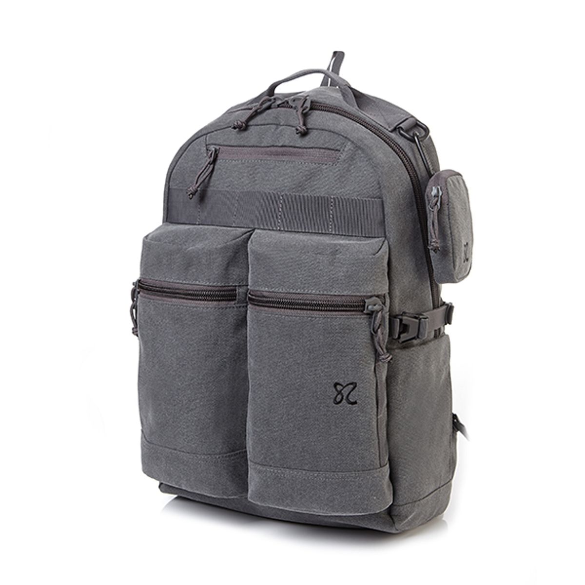 쌤소나이트 레드(SAMSONITE RED) ZIION 캡슐 코튼 백팩 GREY UR508004