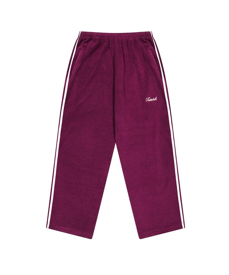 Tuewid retro sweatpants wide fit in plum