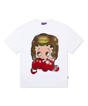 [베티붑] 복서 티셔츠 - 화이트