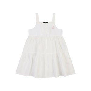 코튼 레이어드 원피스 SA 2102 화이트