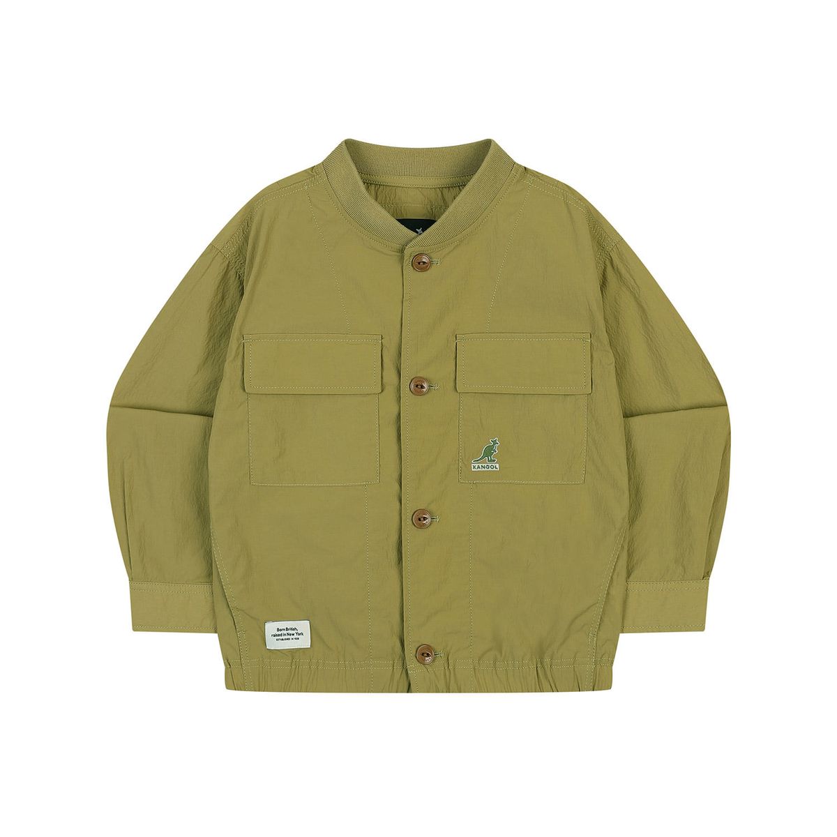 캉골키즈(KANGOL KIDS) 포켓 디테일 라이트웨이트 점퍼 SA 0108 카키