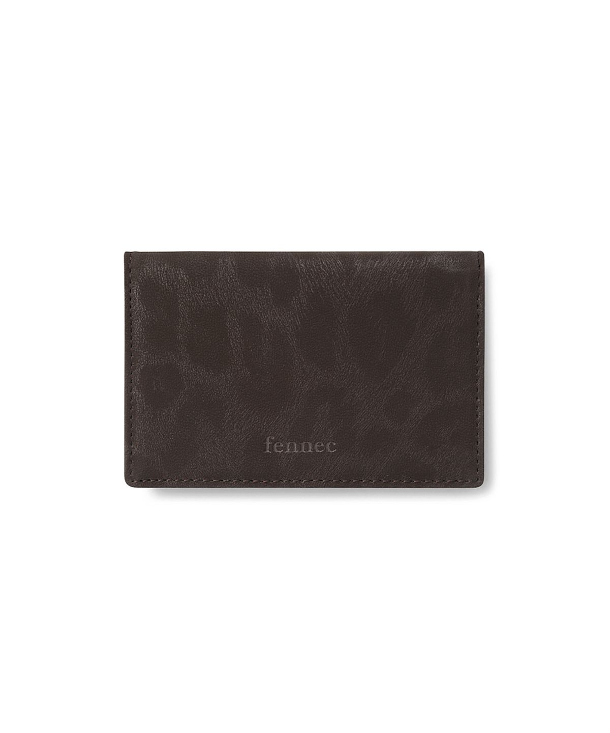 페넥(FENNEC) LEO CARD CASE - BROWN