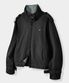 2WAY 하이넥 트렌치 블루종 자켓_블랙