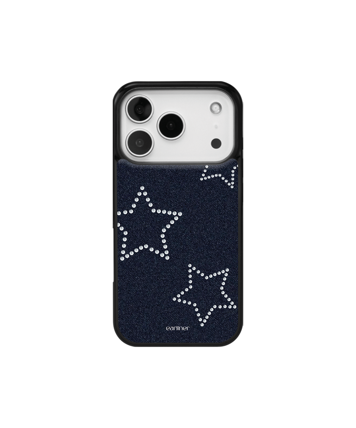 얼리너(EARLINER) [made] twinkle star dark blue jean bumper case (+맥세이프 케이스)