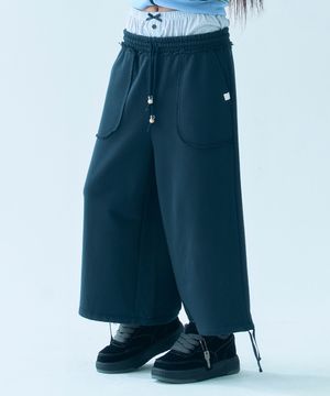 DETACHABLE BERMUDA SWEATPANTS [NAVY]