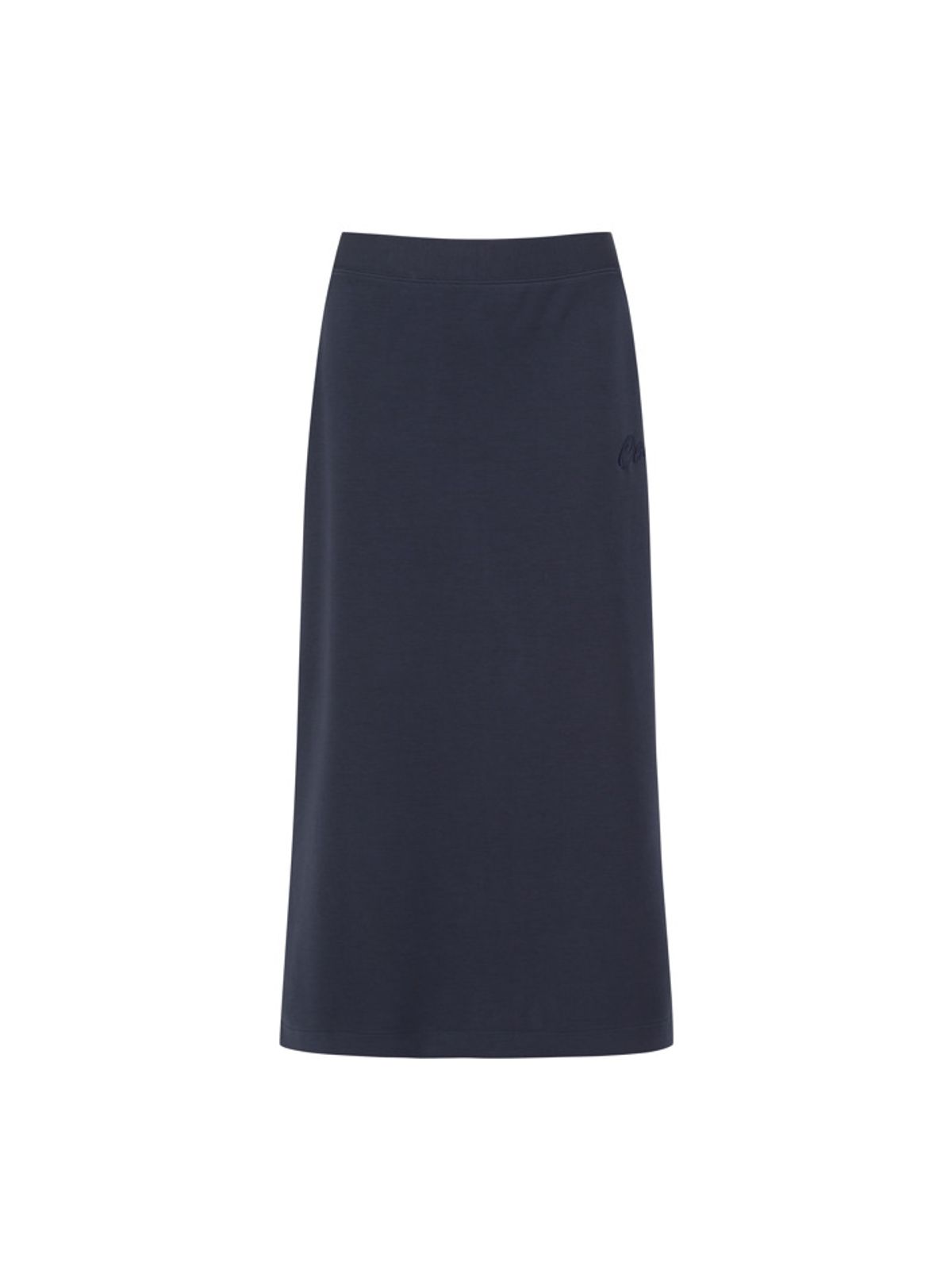 올젠(OLZEN) 여성 스쿠바 밴딩 스커트_ZLG1RS2301NV