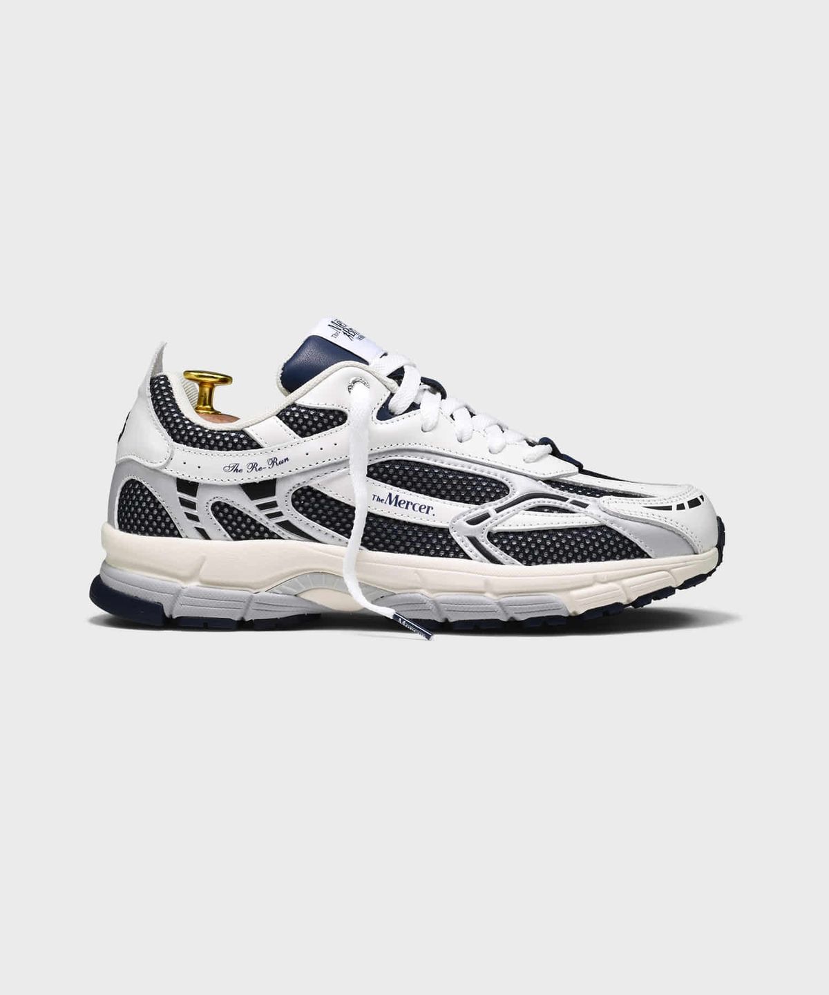 더 머서 브랜드(THE MERCER BRAND) (U) 더 리런 화이트 실버 화이트/블랙 THE RE-RUN WHITE SILVER WHITE/BLACK