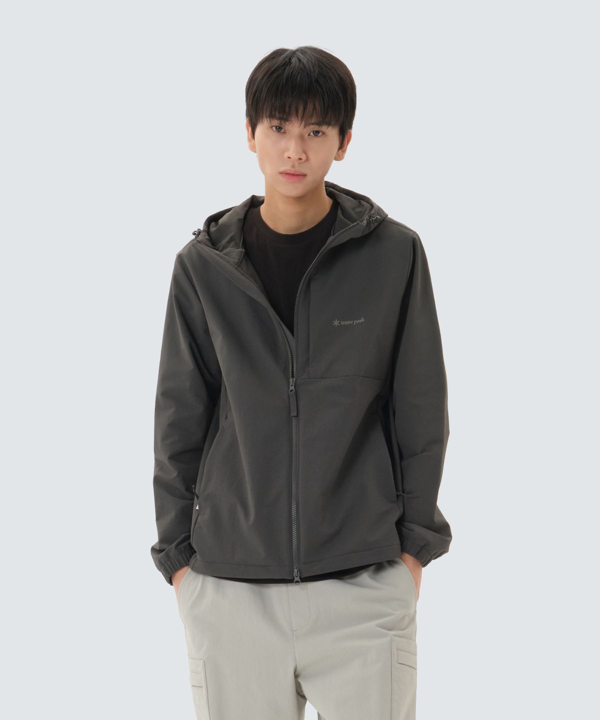 스노우피크 어패럴(SNOWPEAK APPAREL) 라고 바람막이 (S26SMTWB26) Rustic Khaki