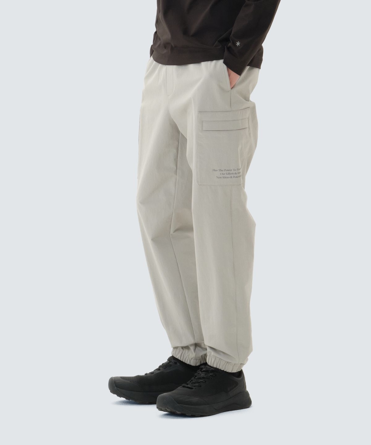 스노우피크 어패럴(SNOWPEAK APPAREL) 라고 카고 조거 팬츠 (S26SMTPT26) Light Gray