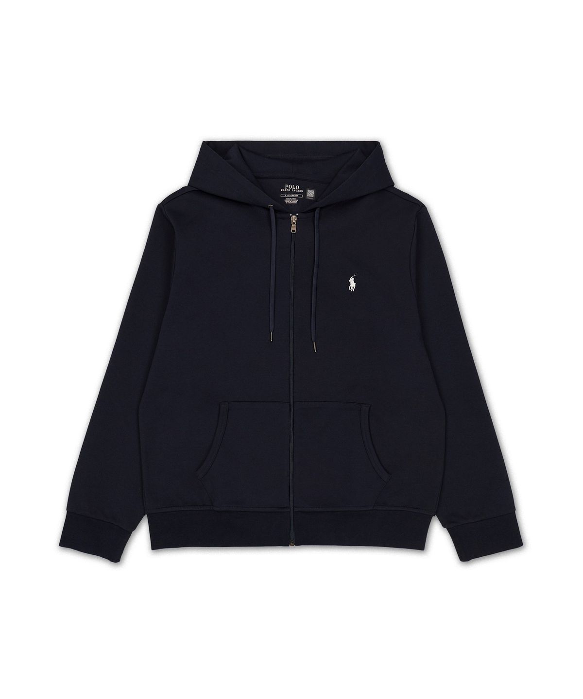 폴로 랄프 로렌(POLO RALPH LAUREN) 더블 니트 풀 지퍼 후디-네이비