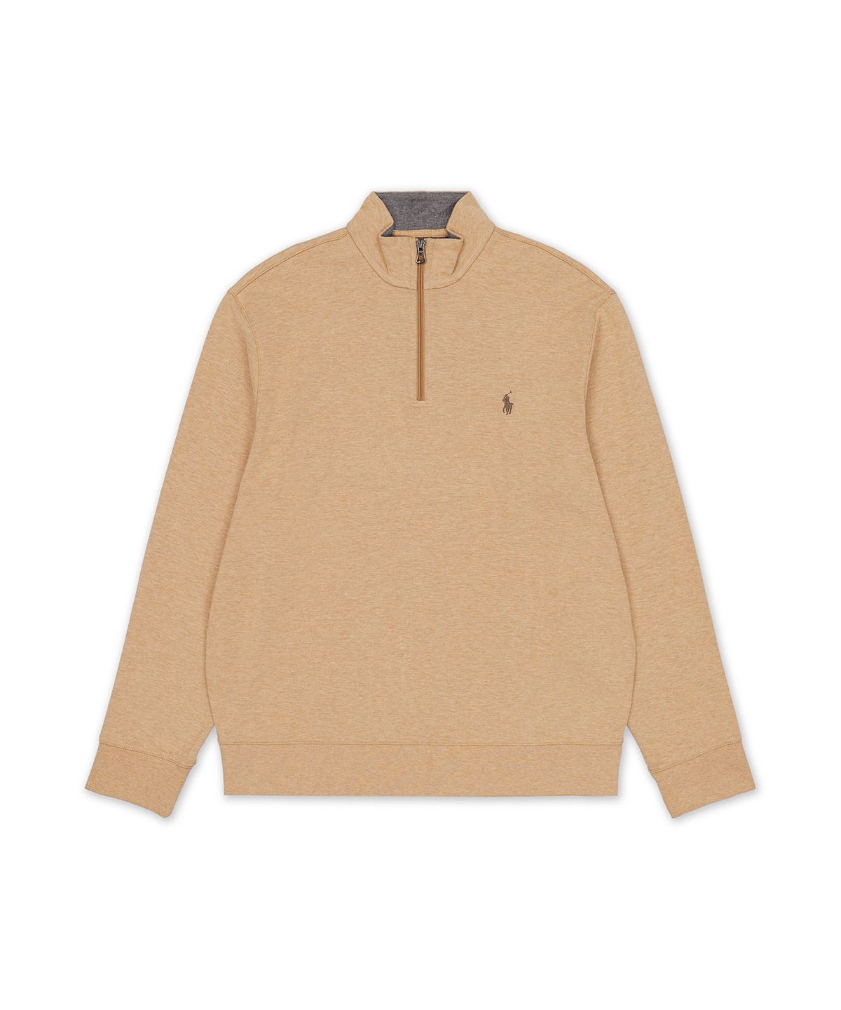 폴로 랄프 로렌(POLO RALPH LAUREN) 럭셔리 저지 쿼터 지퍼 풀오버-미디움 베이지