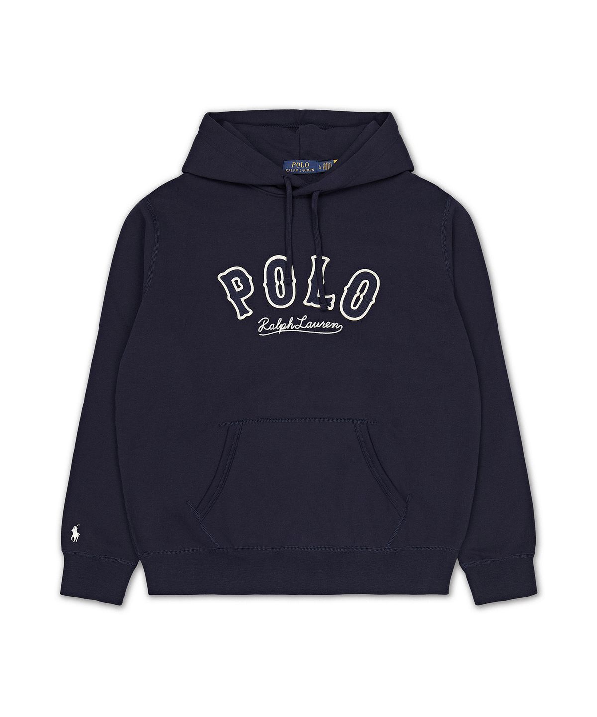 폴로 랄프 로렌(POLO RALPH LAUREN) RL 플리스 웨스턴 로고 후디-네이비