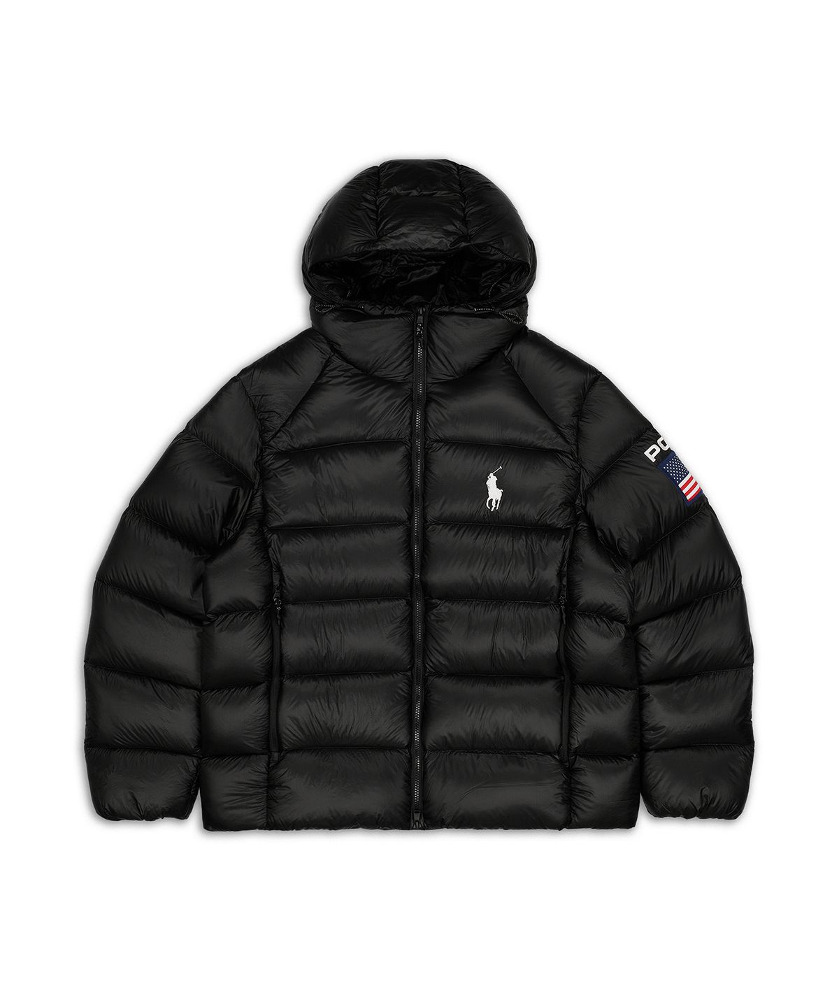 폴로 랄프 로렌(POLO RALPH LAUREN) 호손 플래그 다운 재킷-블랙