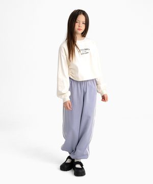 이지 셔링 조거 셋업 Ivory