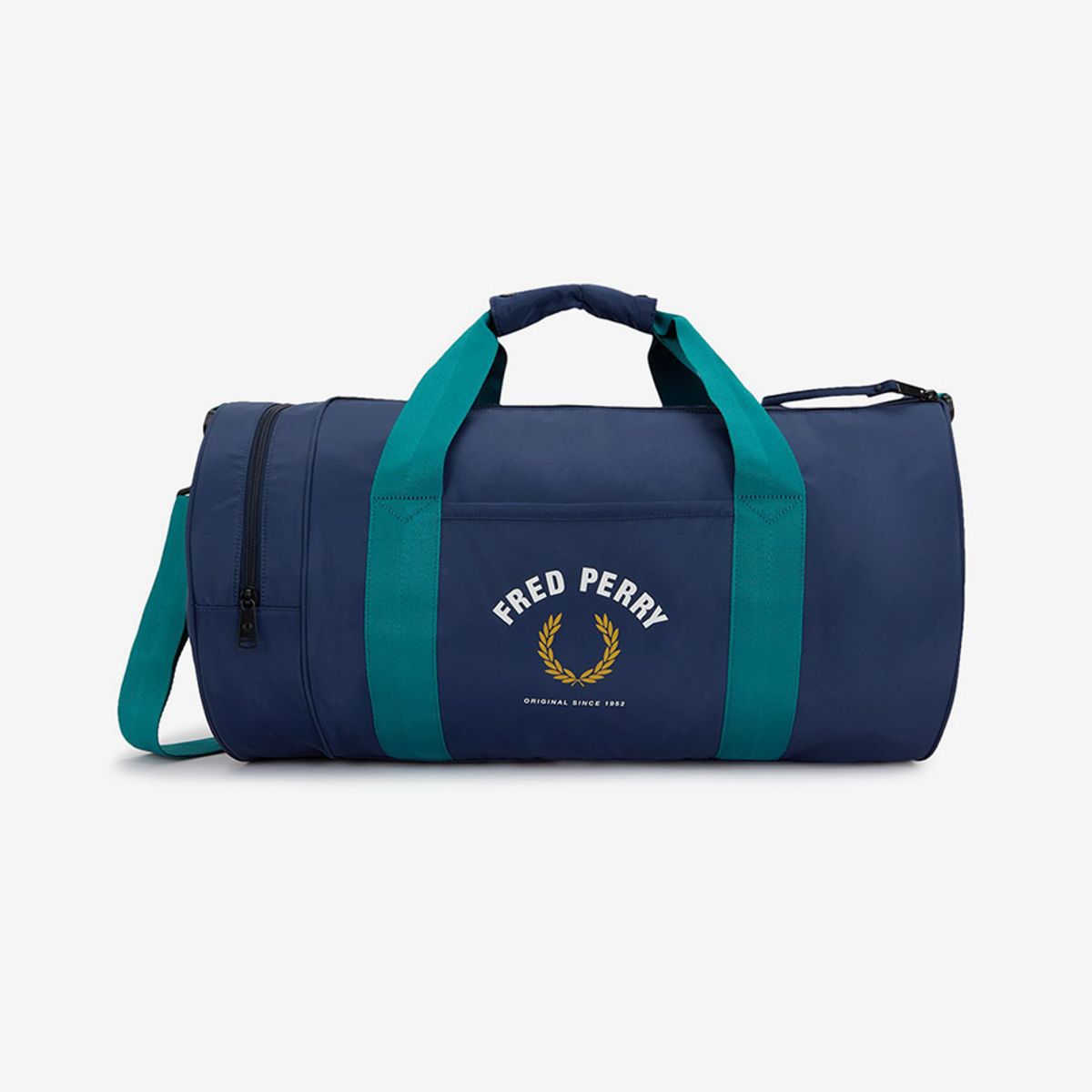 프레드페리(FRED PERRY) 스포츠 나일론 라지 배럴 백 - 테니스 블루 CFPU2612176-X86