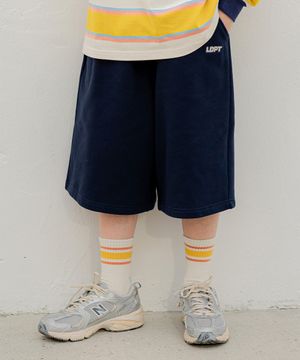 버뮤다 와이드 스웨트 팬츠 Navy