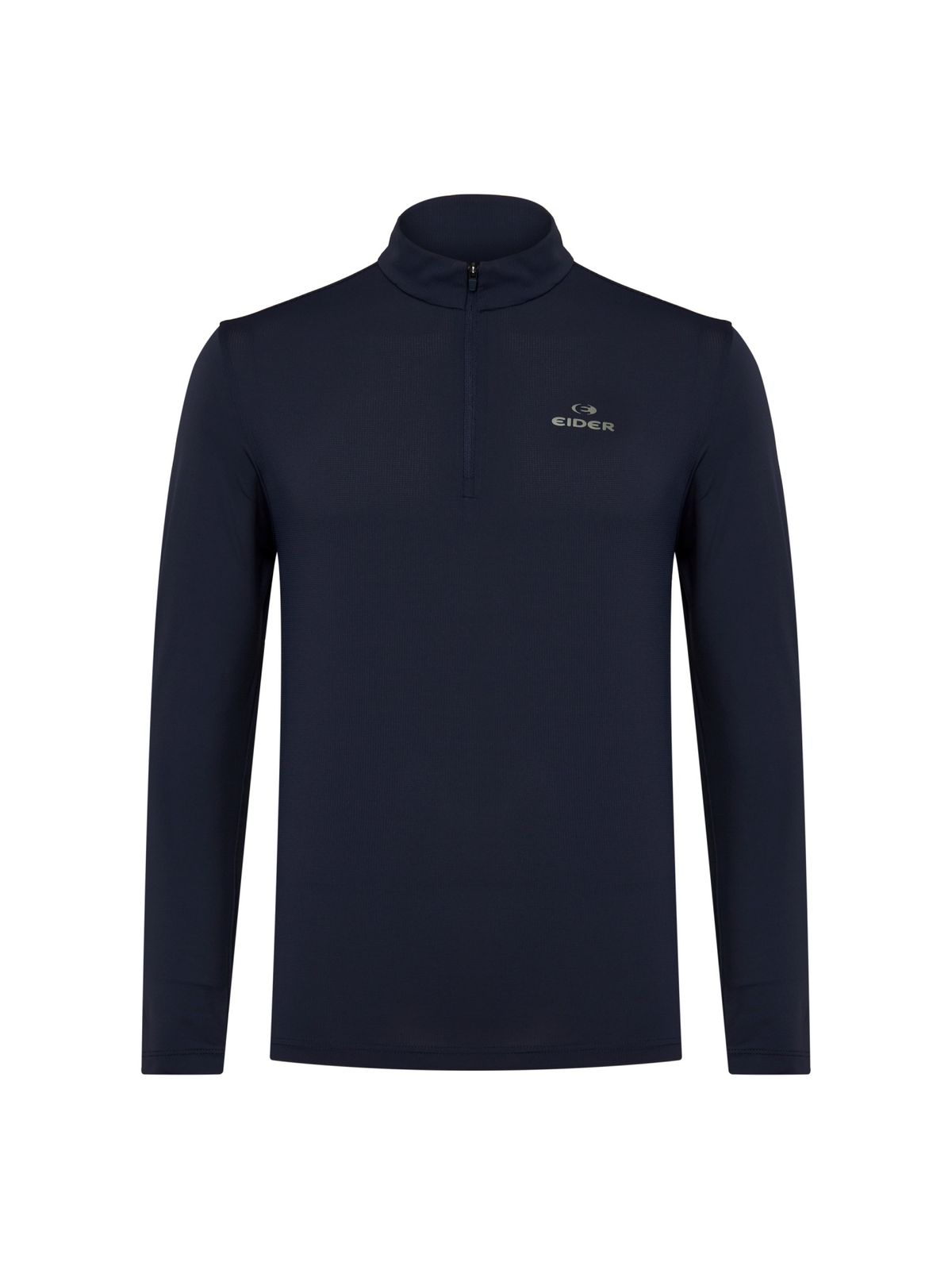 아이더(EIDER) POP 하이브리드 남성 냉감 긴팔 짚업 티셔츠_Dark Navy