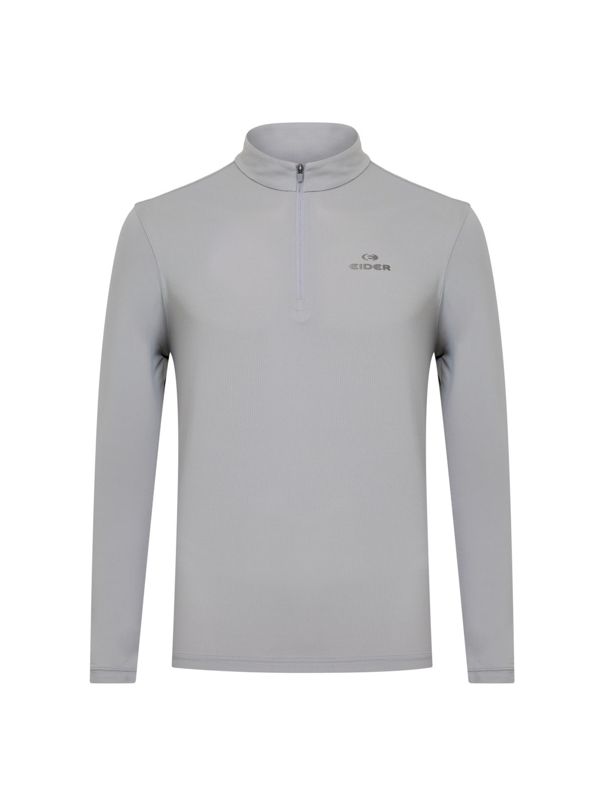아이더(EIDER) POP 하이브리드 남성 냉감 긴팔 짚업 티셔츠_COOL GREY