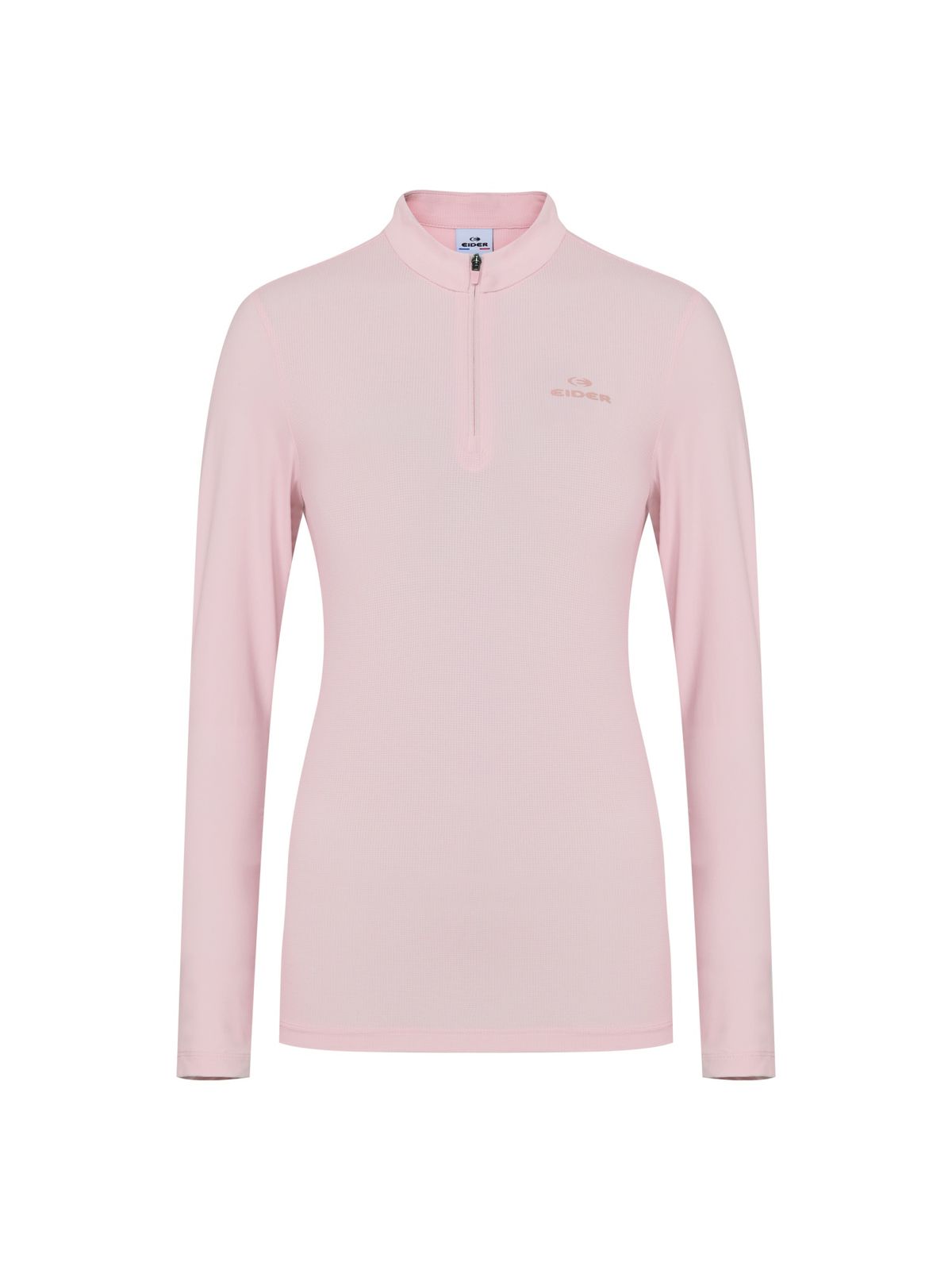 아이더(EIDER) POP 하이브리드 여성 냉감 긴팔 짚업 티셔츠_P.PINK