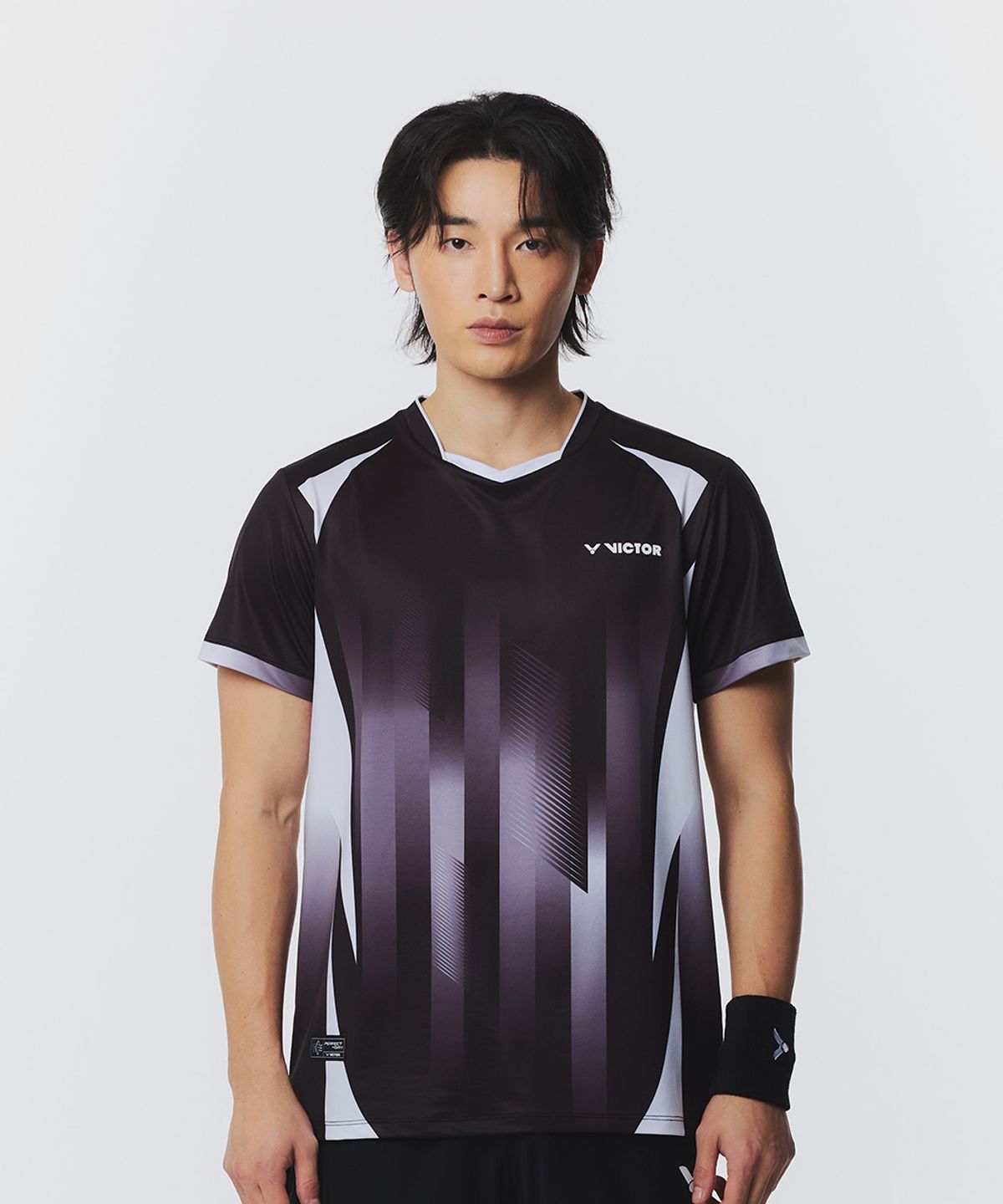 빅터(VICTOR) FADE STRIPE 배드민턴 남성 티셔츠 (VT26AGW002M)