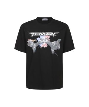 써저리 x 철권 진 VS 화랑 티셔츠 타입 1 블랙