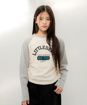 라글란 셔링 티셔츠 Mgrey