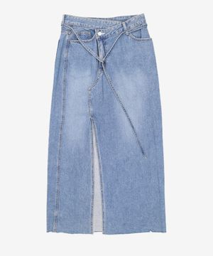 데님 맥시 스커트  블루 (163727GP1P) XS