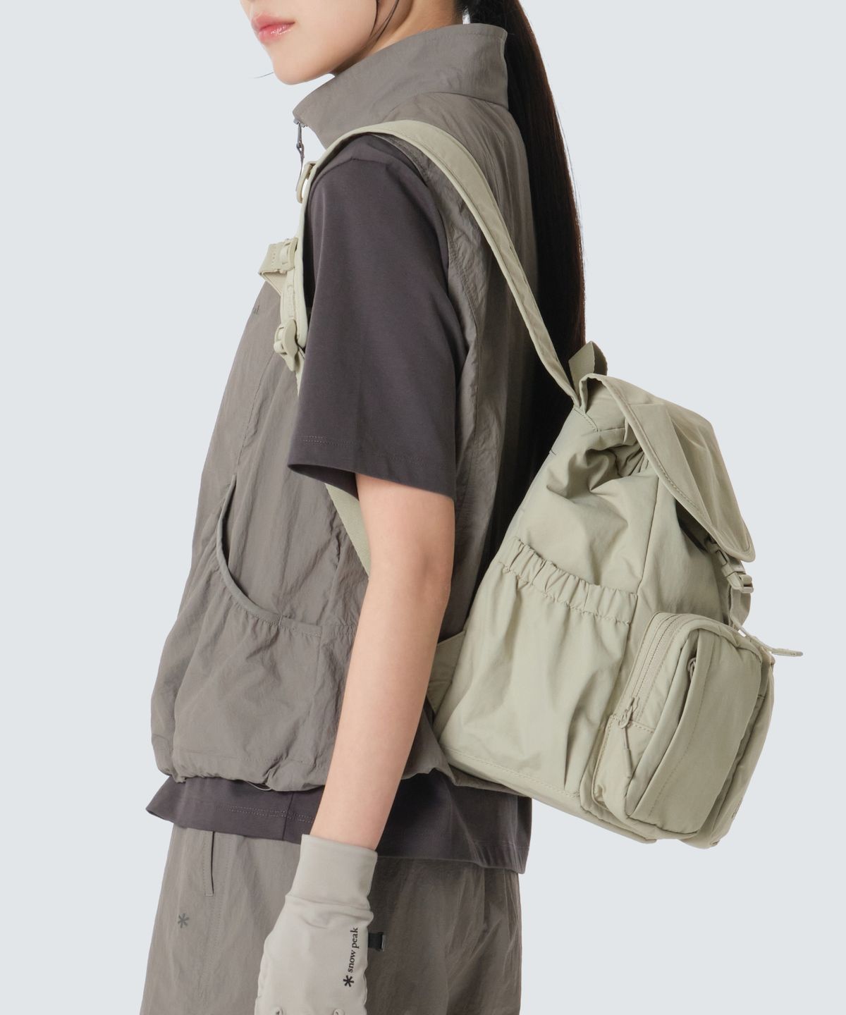 스노우피크 어패럴(SNOWPEAK APPAREL) 캠플 백팩 12L (S26ZWCBP12) Light Beige