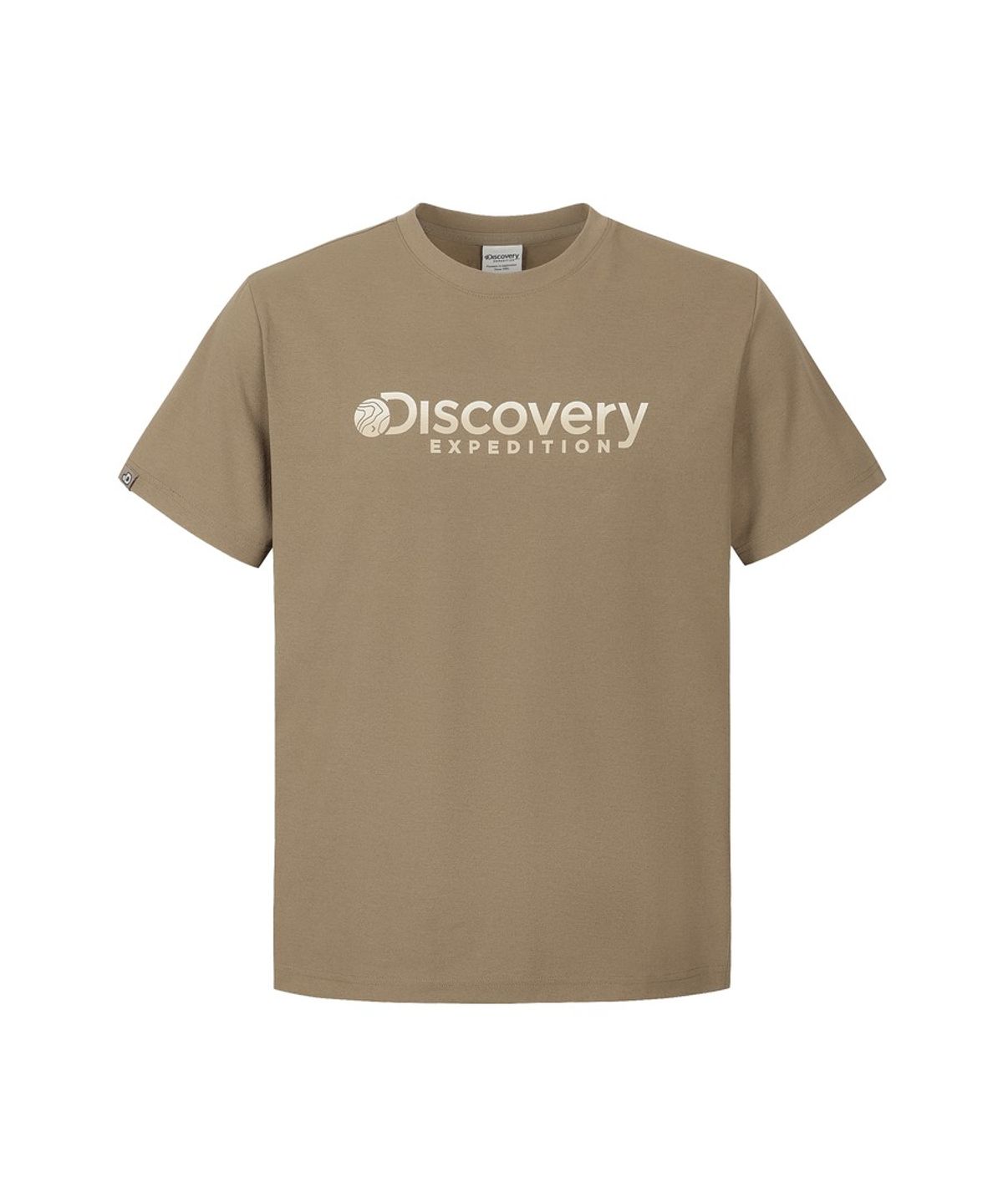 디스커버리 익스페디션(DISCOVERY EXPEDITION) 남성 모레인 빅로고 반팔티셔츠 (D/BEIGE)