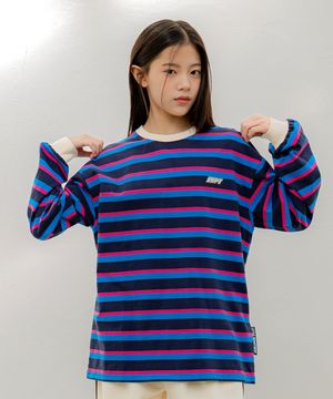 링거 스트라이프 티셔츠 Ivory