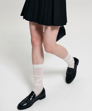 엘리 시스루 니삭스 / ELLIE SEETHROUGH KNEE SOCKS_6colors