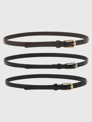 케리아 비건 레더 벨트 / KERIA VEGAN LEATHER BELT_3colors