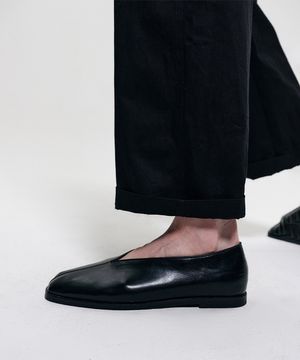 노아 스티치 플랫슈즈_블랙 / NOA STITCH FLAT SHOES_BLACK