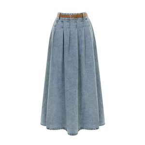 핀턱데님밴딩롱스커트_I6A-CSK006