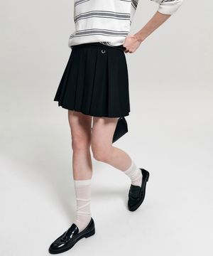 리나 미니 플리츠 스커트_블랙 / LINA MINI PLEATS SKIRT_BLACK