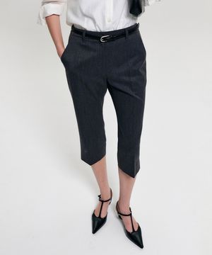 카렌 카프리 팬츠_차콜 / KAREN CAPRI PANTS_CHARCOAL
