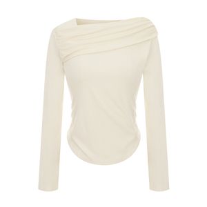 드레이프언발셔링슬림티셔츠_V6A-CTS001