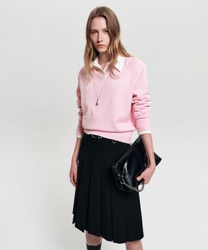 라인 실크 블렌드 브이넥 니트 / RINE SILK BLEND V NECK KNIT_6colors