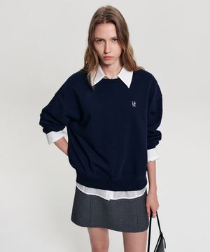 하퍼 스웻 티셔츠_네이비 / HAPER SWEAT T-SHIRT_NAVY