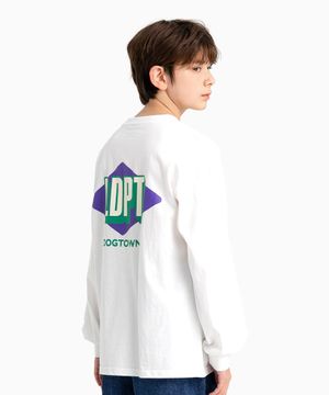 백 프린팅 로고 티셔츠 White Square