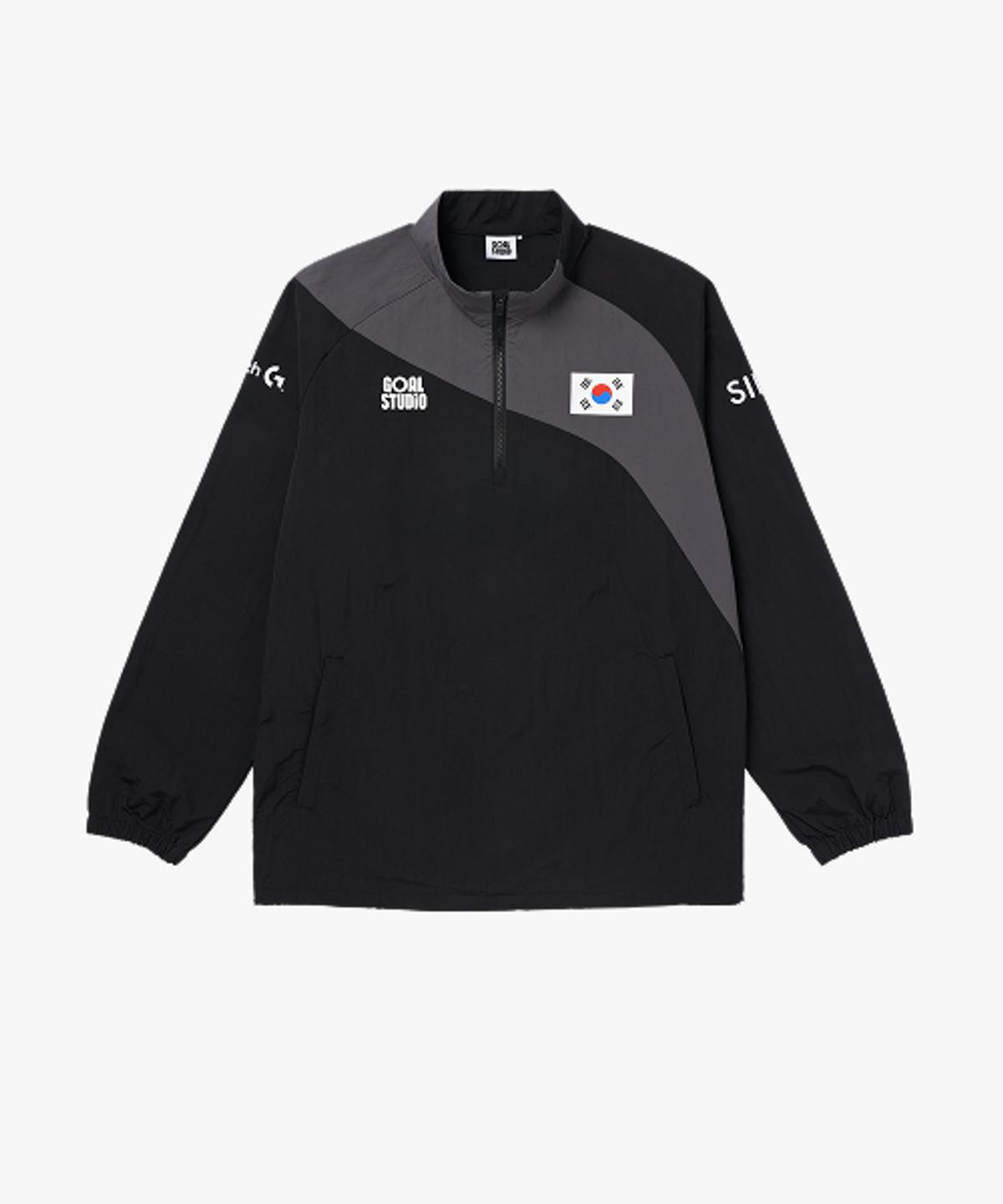 골스튜디오(GOALSTUDIO) 2025 TEAM KOREA OF E-SPORTS TRAINING TOP-BLACK