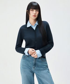 셔츠 레이어드 가디건_MIWCKG311T